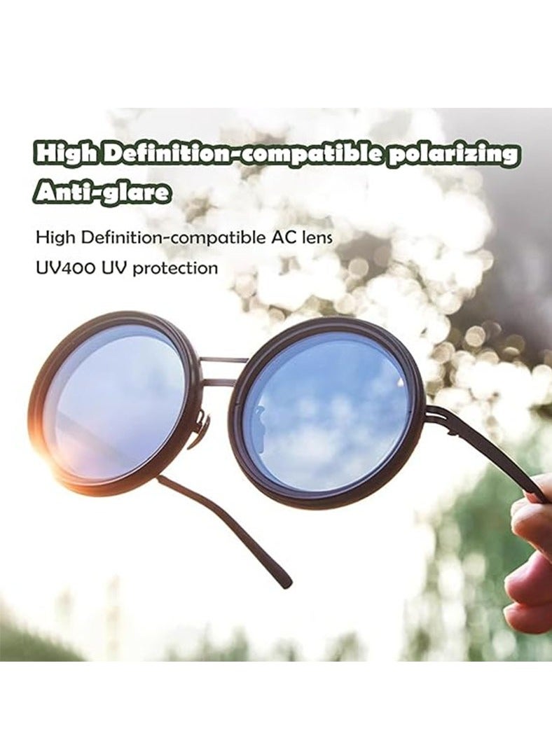 Muyixin 1-9 Gears Adjustable Tint Sunglasses Polarized Glasses with ND Filter Lense  - Image 3