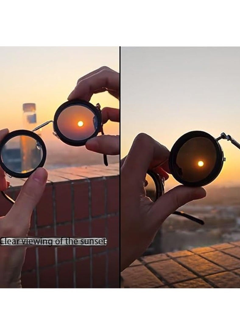 Muyixin 1-9 Gears Adjustable Tint Sunglasses Polarized Glasses with ND Filter Lense  - Image 5