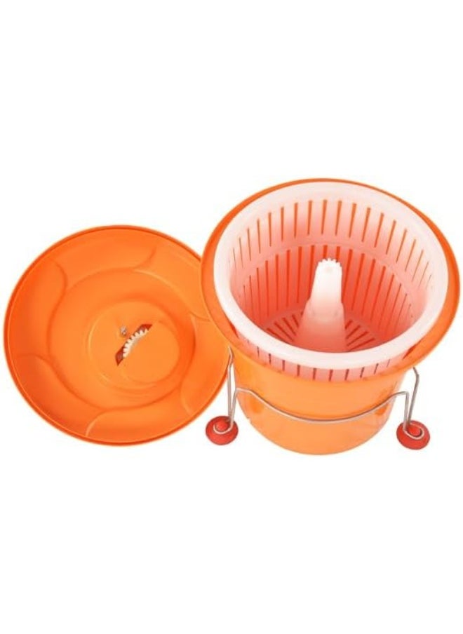 Generic JD-S339 Salad Spinner, 25L/5.5 Gallons, Orange  - Image 2