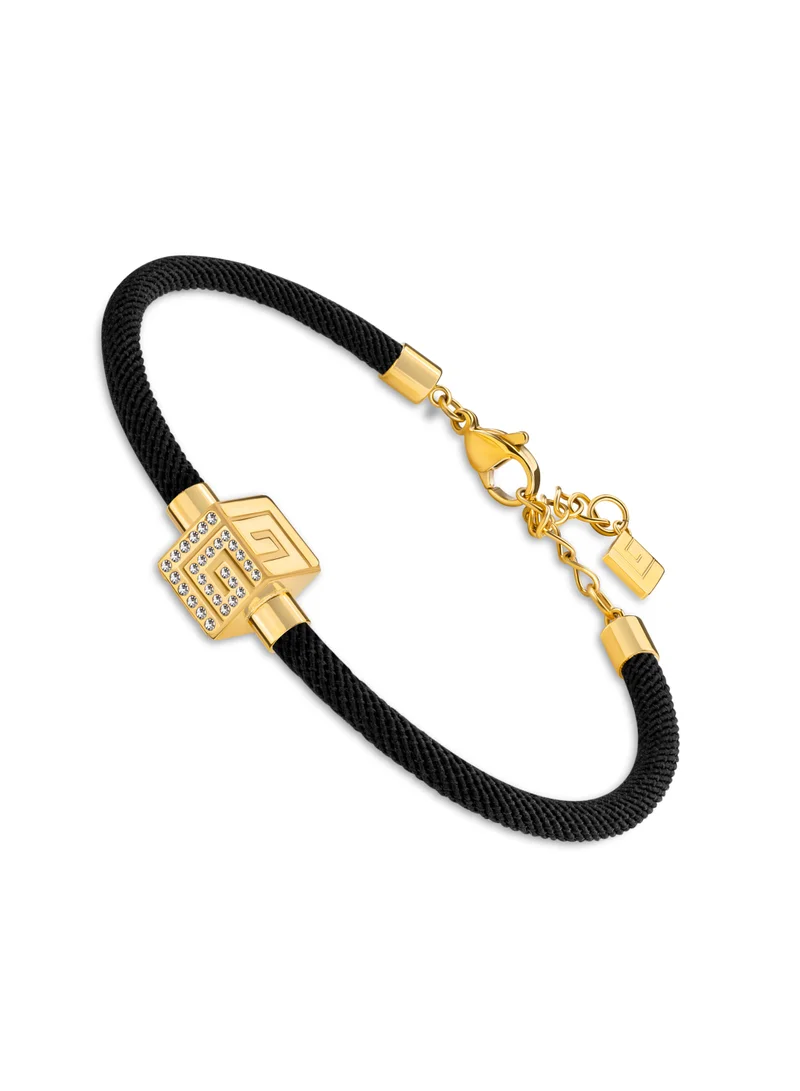 Guy Laroche Aline Black and Gold Plated Bracelet for Women