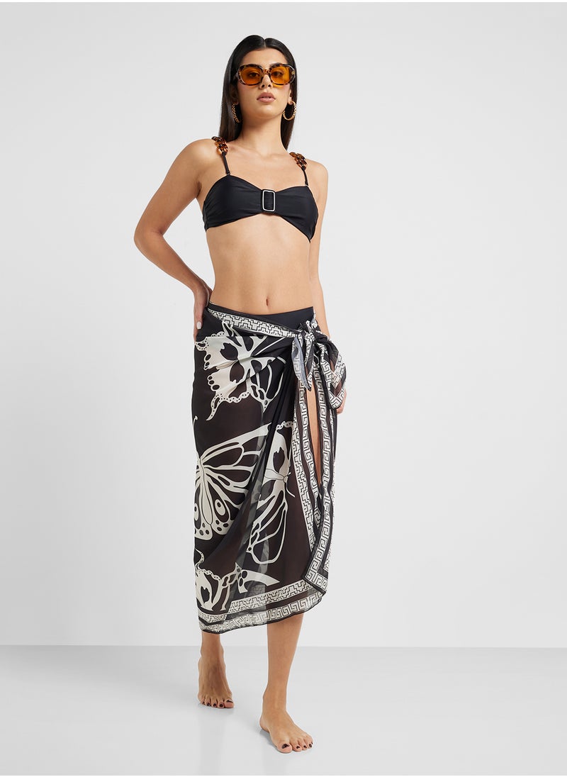 ELLA - Bikini With Printed Sarong - Image 1