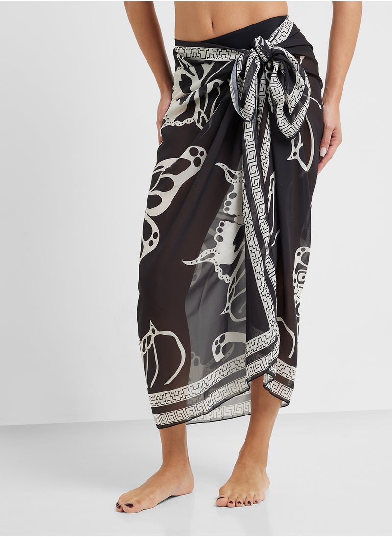 ELLA Bikini With Printed Sarong  - Image 5