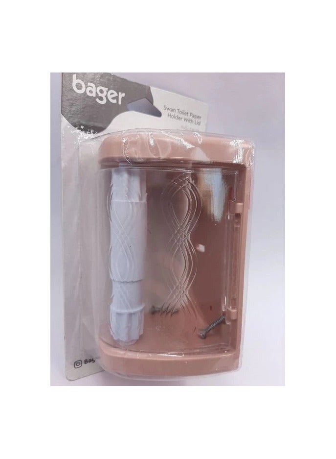 باجار حامل مناديل بلاستيك بغطاء - متعدد الألوان - Image 3