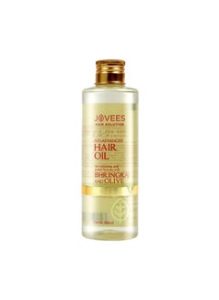 Jovees Herbal Bringraj & Olive Bio- Advanced Hair Oil |For Dry & Damaged Hair | Nourishes Scalp & Hair Follicles | Reduces Dandruff And Hairfall |With Bhringraj Oil, Olive Oil, Jojoba Oil 200Ml  - Image 1