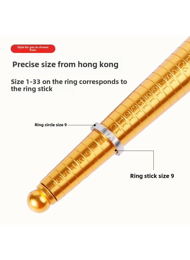 Hong Kong Ring Ring Finger Size Measurement Number Ring Ring Number Finger Number Wedding Ring Size Measurement Tool-Model:1-33 Hong Kong Semicircle