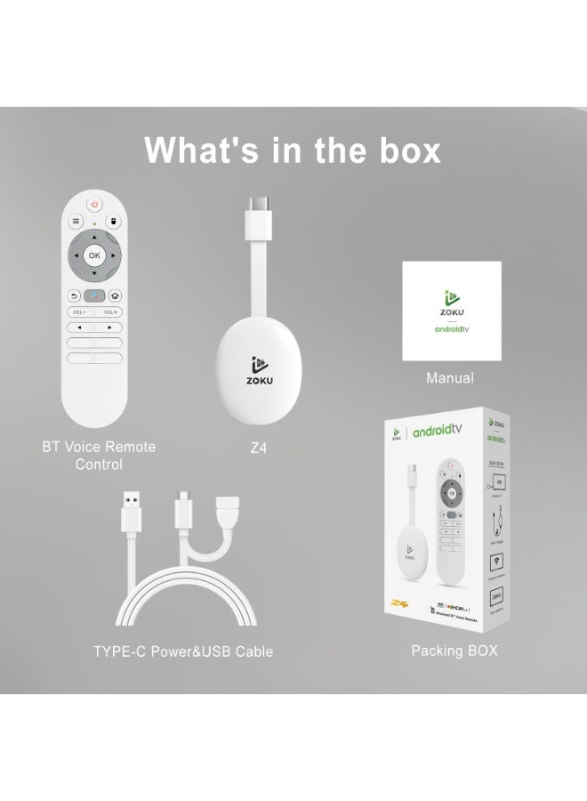 ZOKU Z4 Android TV Box H618 2GB RAM 16GB ROM Android 15 Smart TV Box with 8K Ultra HD Support, Dual Band WiFi, Voice Remote Control, 4K/8K Media Player Dongle Wholesale - Image 5