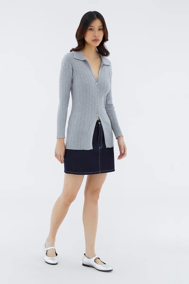 The Editor's Market Quicinda Longline Knit Top