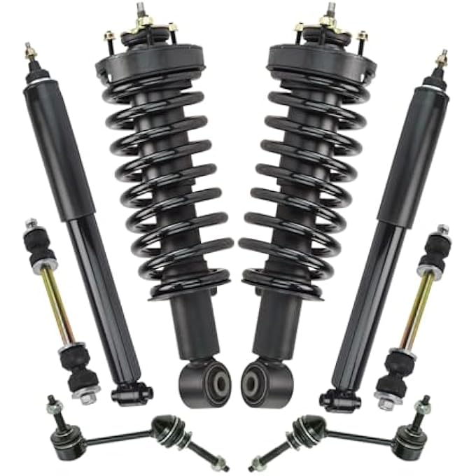 TRQ Front  Rear Suspension Kit Compatible With Front  Rear 20032011 Ford Crown Victoria Lincoln Town Car Mercury Grand Marquis - Image 1