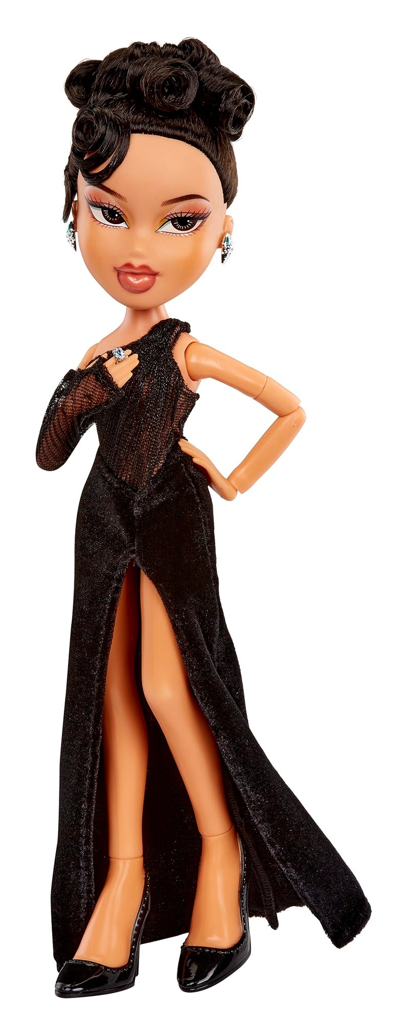 Bratz x Kylie Jenner Night Fashion Doll with Evening Gown, Pet Dog, and Poster - Image 4
