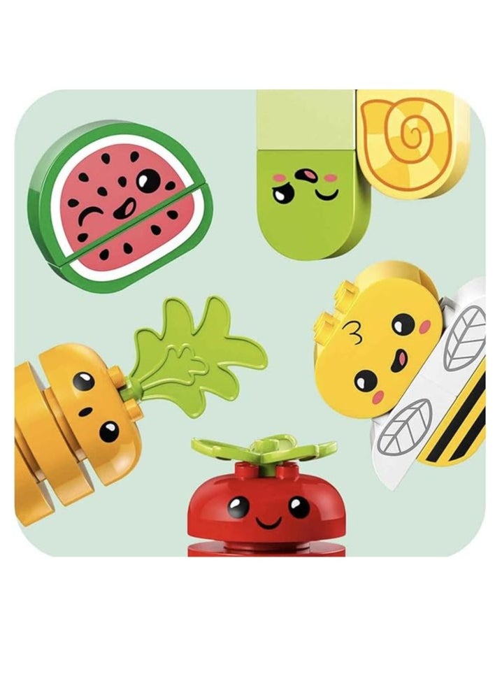 Generic - LEGO DUPLO My First Biotuintje, Educational Toy for Children from 1.5 Years Old, Ladybug, Bee and Vegetables and Fruit Accessories, Gift for Girls and Boys - Image 1