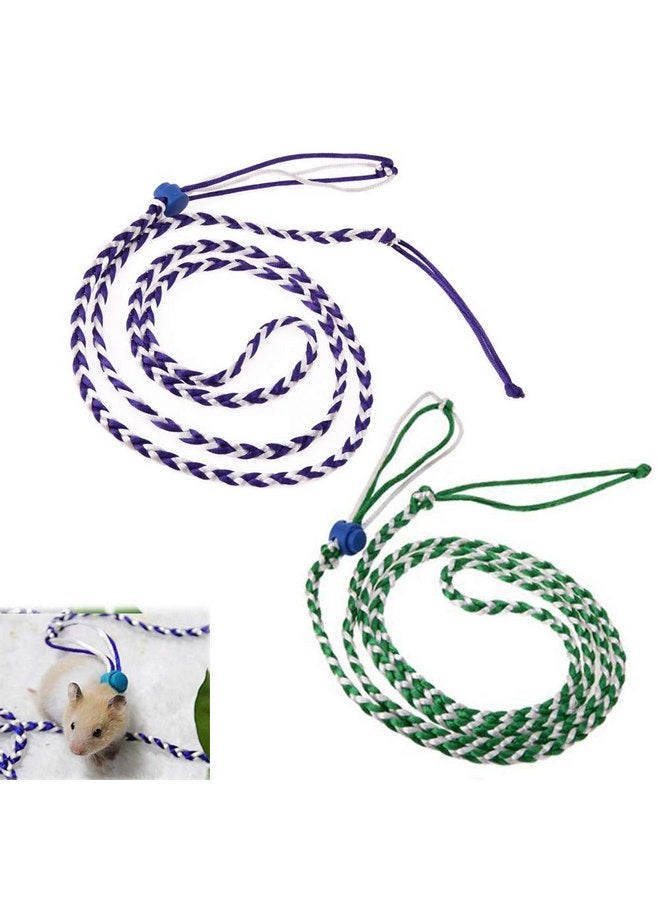 VANVENE COLIBROX Adjustable Hamster Leash Harness for Rats Ferret Mouse Squirrel Small Animal Pack of 2 COLIBROX - Image 1