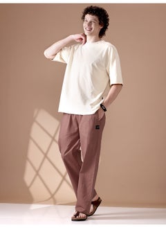 Beyoung BEYOUNG Dusty Peach Loose-fit Pyjamas  - Image 5