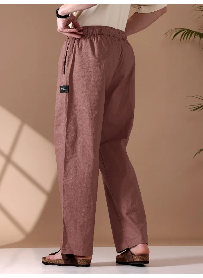 Beyoung BEYOUNG Dusty Peach Loose-fit Pyjamas