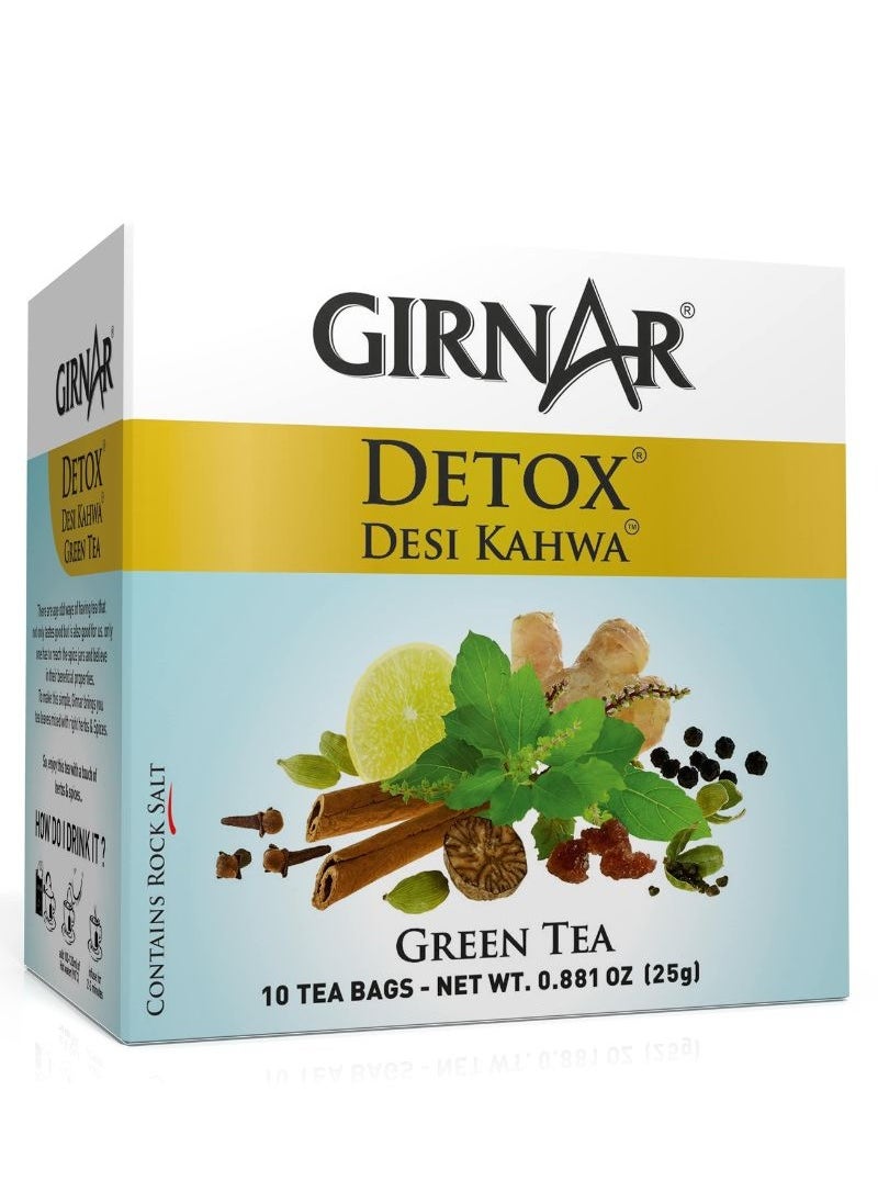 Girnar Detox Desi Kahwa Green Tea  - Image 1
