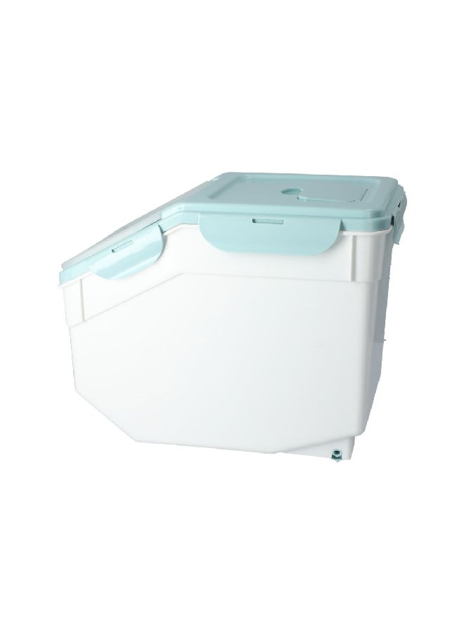 Felli Rice Dispenser Blue and White 10kg FFRD-5 - Image 4