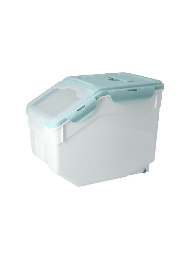 Felli Rice Dispenser Blue and White 10kg FFRD-5 - Image 3