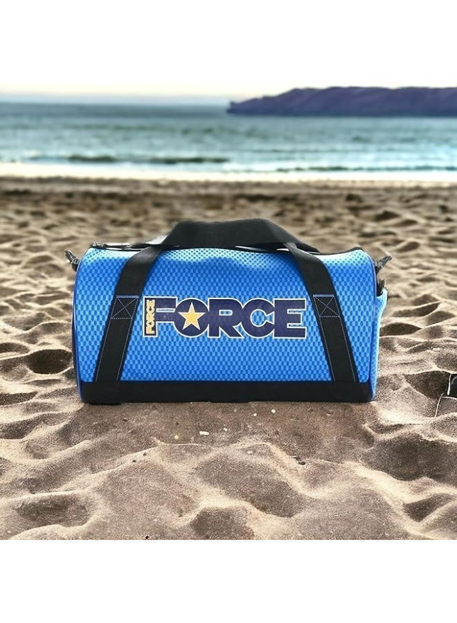 FORCE Sports Bag Mesh-BLUE - Image 3