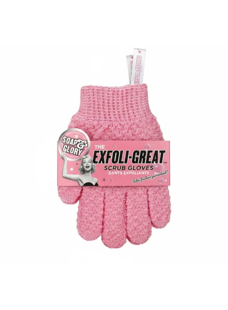 Soap & Glory Exfoliating Scrub Gloves - Image 1