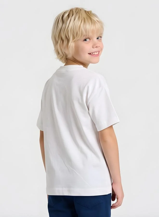 Take Two  Boys Oversized Graphic T-Shirt By Juniorloom for Men | Best Price UAE