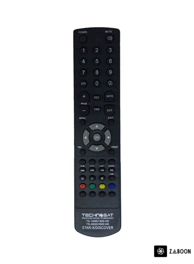 Zaboon Remote Control Black