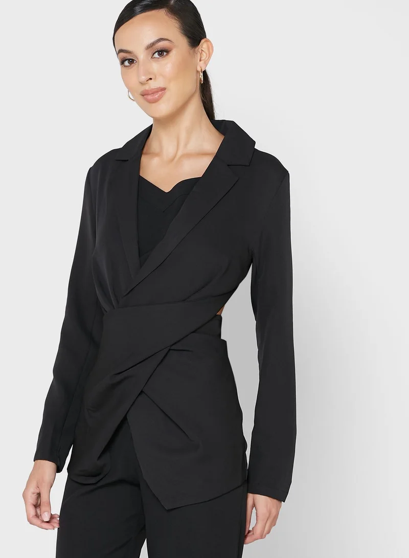 ELLA Knot Tie Blazer
