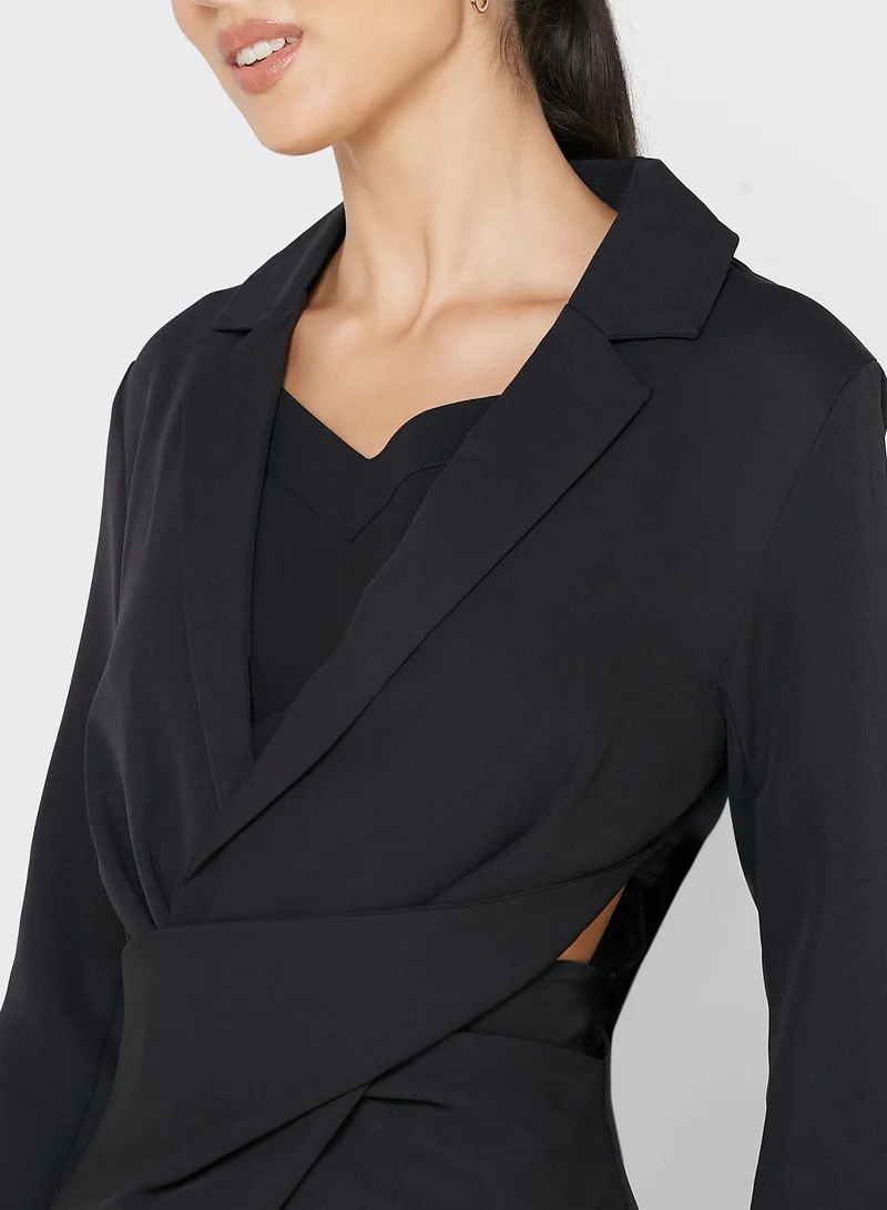 ELLA Knot Tie Blazer