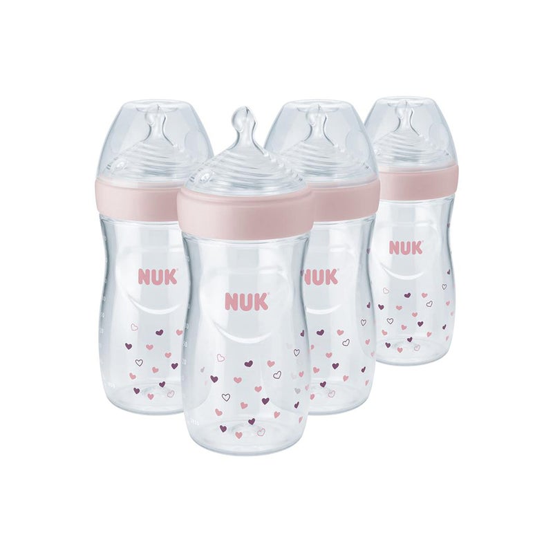 NUK Simply Natural Baby Bottle with SafeTemp - Image 1