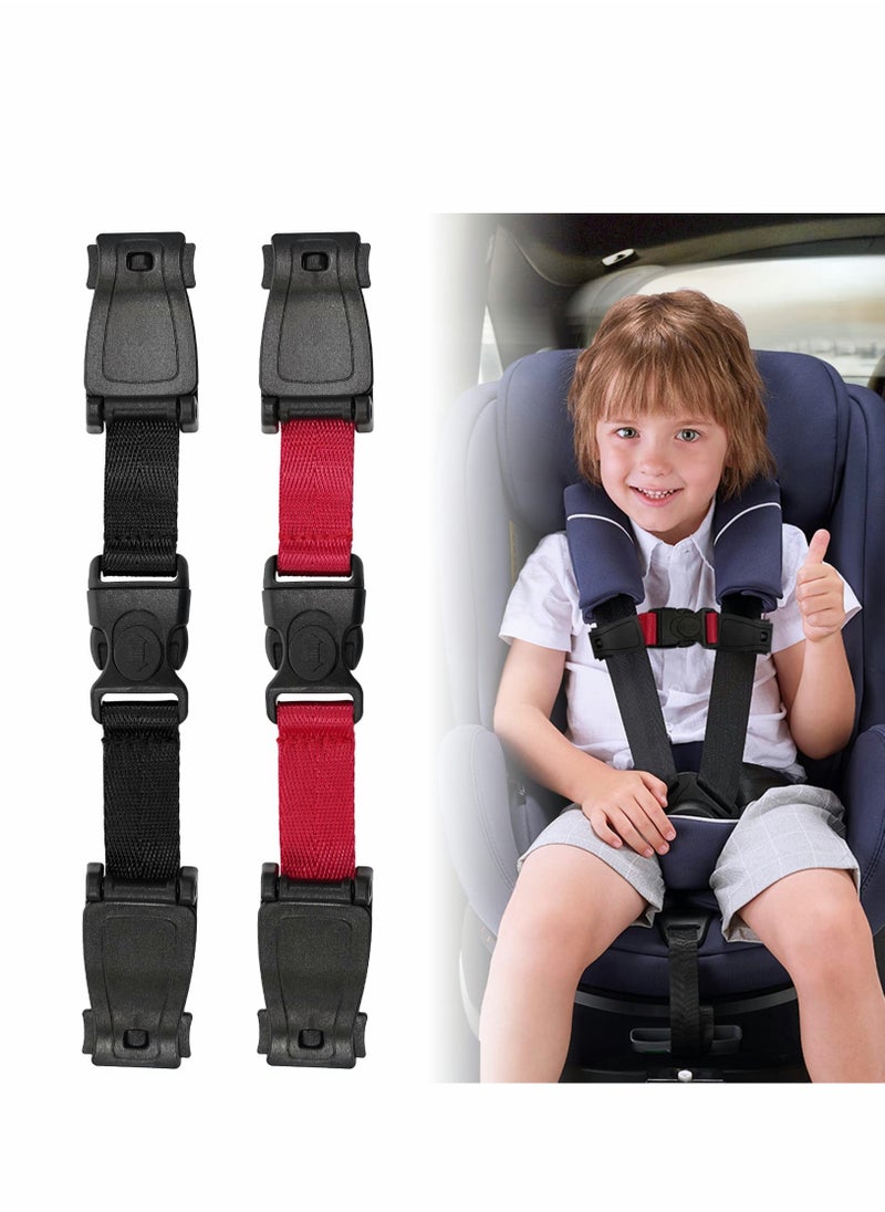 SYOSI Universal Child Chest Harness Clip, Car Seat Safety Belt Clip Buckle, Anti-Slip Baby Chest Clip Guard Compatible With Seats, Strollers, High Chairs, Schoolbags, For 1.5-Inch Width Harness 