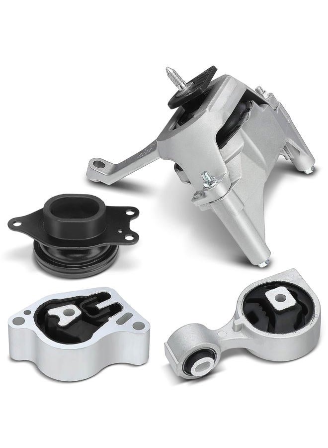 A-Premium Engine Motor Mount Set Trans Mount Compatible with Nissan Altima 2007-2017 2.5L, Replace# A4339 A4340 A4350 A4353 11360-JA000 11220-JA000 11350-JA00A, Auto Transmission Motor Mount, Set of 4 - Image 1