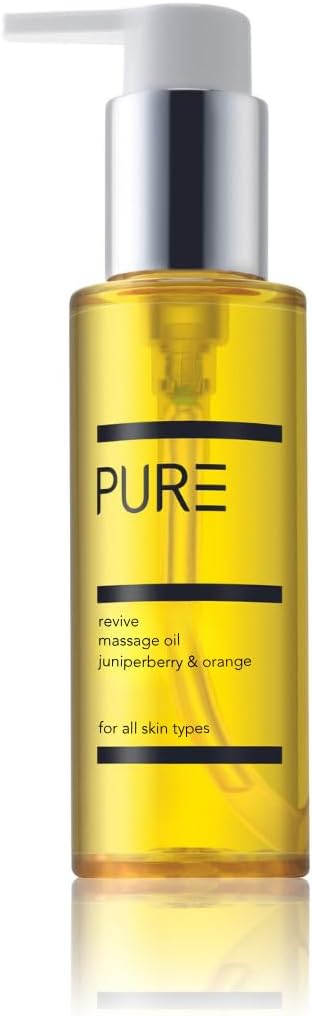 Uplifting Bath Body Massage Oil Aromatherapy Blend with Sweet Orange Juniper Grapefruit Peppermint Energises Body Mind 100 Natural Vegan 100ml by PURE Spa Skincare