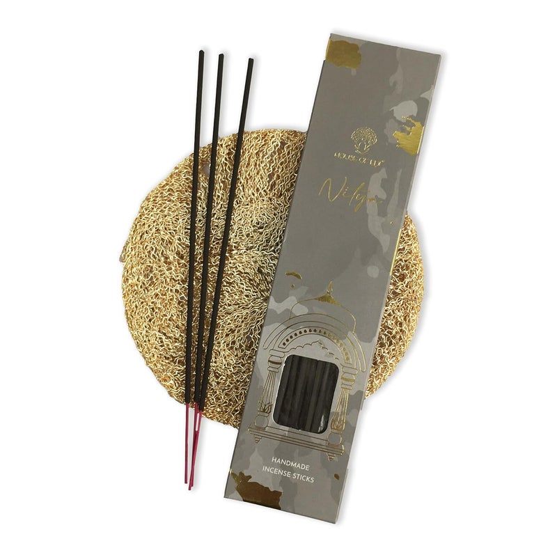 HOUSE OF EDI House Of Edi Handmade Premium Incense Sticks |Special Long Lasting Agarbatti for Puja, Havan, Rituals |100% Natural | Chemical & Charcoal Free|40 Sticks Per Packet | Nitya(Sandalwood) - Image 1