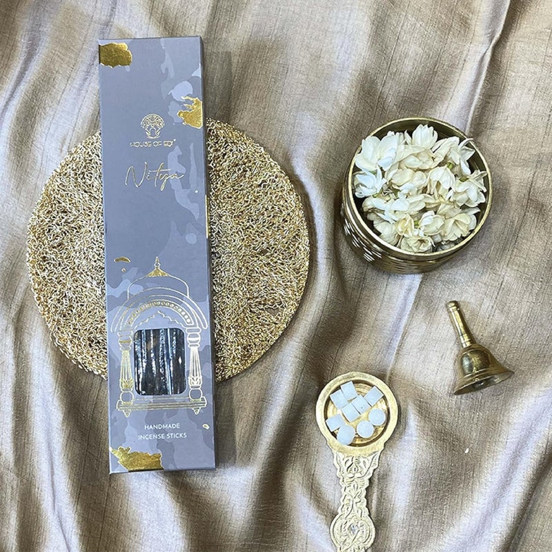 HOUSE OF EDI House Of Edi Handmade Premium Incense Sticks |Special Long Lasting Agarbatti for Puja, Havan, Rituals |100% Natural | Chemical & Charcoal Free|40 Sticks Per Packet | Nitya(Sandalwood) - Image 4