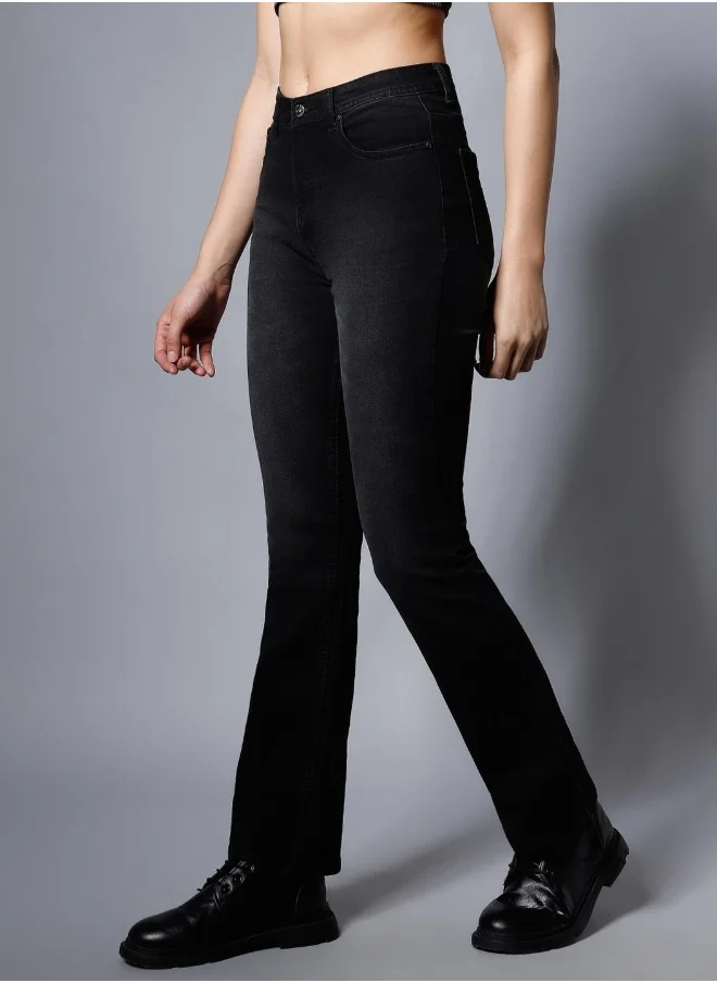 HIGH STAR Women Black Jeans