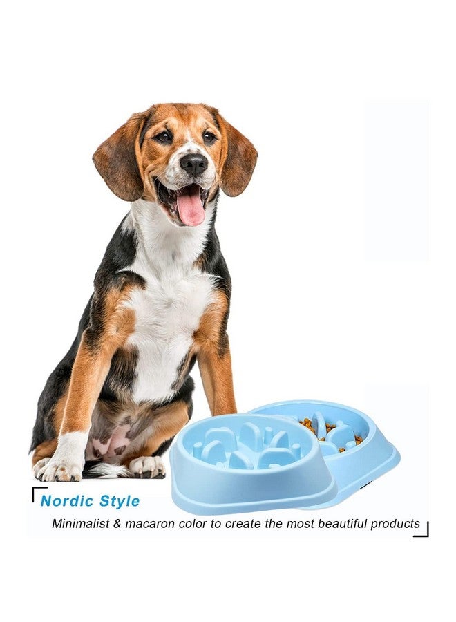 Pet Feeder Portable Feeding Food Bowls Puppy Dog Cats Slow Down Eating Feeder Dish Prevent Obesity Dogs Bowl - Multicolor - Image 2