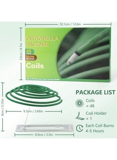 Citronella Coilsnatural Coil Incense Lemongrass Thin Coils For Backyards Indoor Or Outdoor 2 X 24 Coil Per Box Including A Holder - pzsku/Z267B644FDE429CB7766BZ/45/_/1693487172/c49383af-56b1-401b-8f87-df3bbe6d28e0