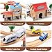 HOLYFUN Electric Toddler Wooden Train Set Toy 88 PCS Train Track Toys for 3 4 5 Years Old Kids Boys and Girls - Image 4