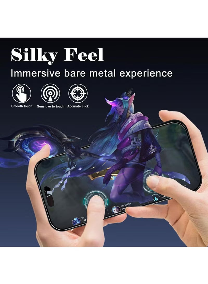 Rock Pow زجاج مقسى 2 قطعة متوافق مع واقي شاشة الخصوصية iPhone 17 [مضاد للتجسس] [مضاد للخدش] [صلابة 9H] زجاج مقسى لـ iPhone 17 - Image 5