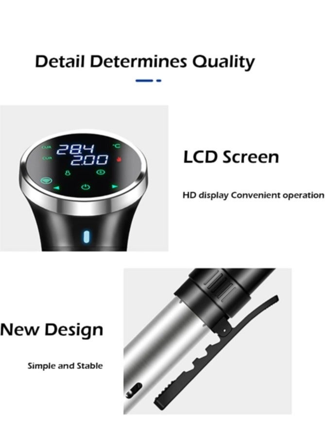 Furtey Culinary Sous Vide ISV-240W Wi-Fi Precision Cooker Immersion Circulator with Stainless Steel Components - Image 4