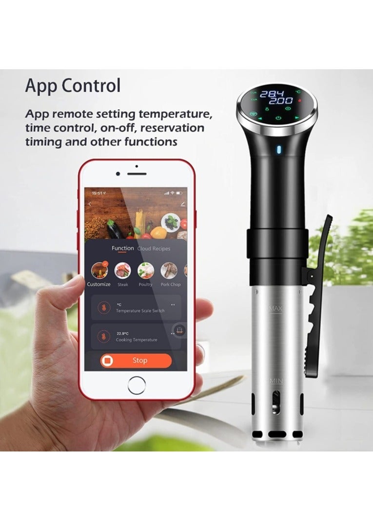Furtey Culinary Sous Vide ISV-240W Wi-Fi Precision Cooker Immersion Circulator with Stainless Steel Components - Image 2