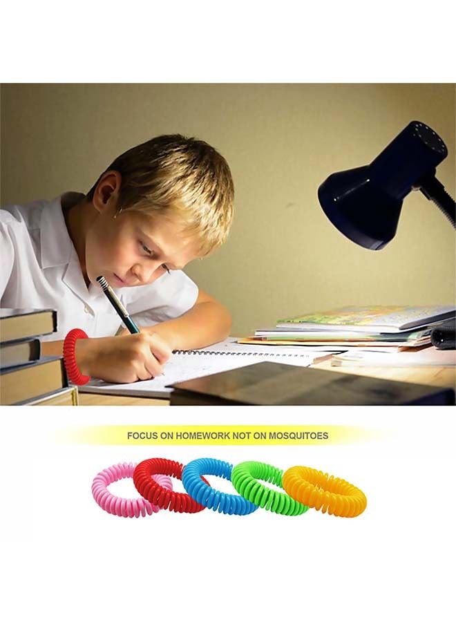 Generic 12 Piece Natural Mosquito Repellent Bracelet Multicolour  - Image 5