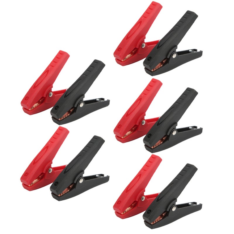 Insulated Test Clip 1000V 30A 26mm Opening Strong Clamping ABS Material - High Accuracy Conductivity Alligator Clip for Car Battery Charging - Image 1