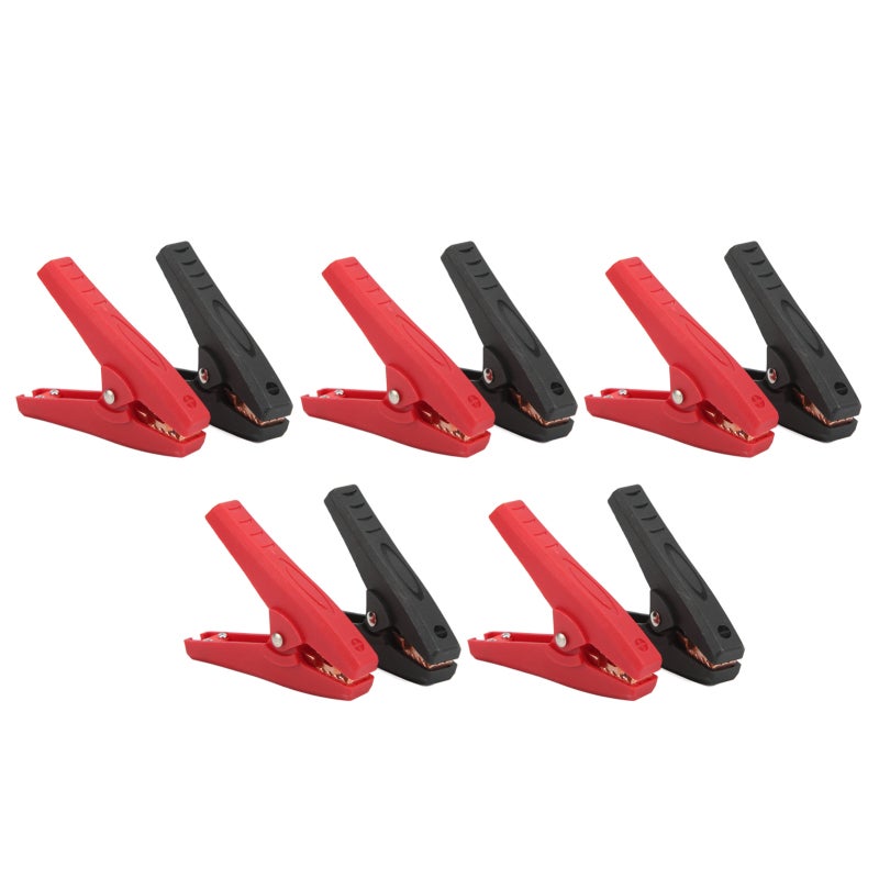 Insulated Test Clip 1000V 30A 26mm Opening Strong Clamping ABS Material - High Accuracy Conductivity Alligator Clip for Car Battery Charging - Image 2