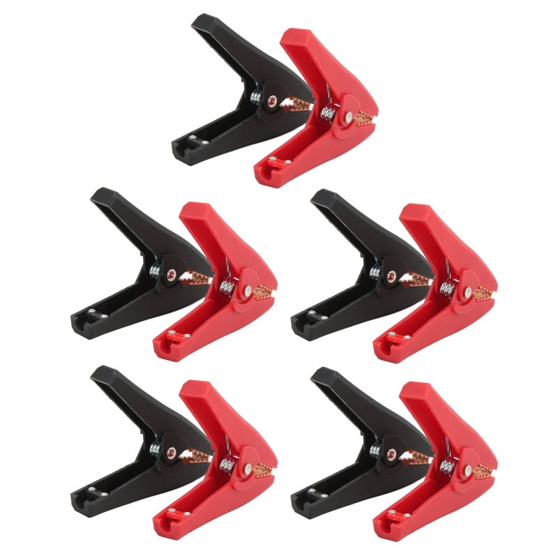 Insulated Test Clip 1000V 30A 26mm Opening Strong Clamping ABS Material - High Accuracy Conductivity Alligator Clip for Car Battery Charging - Image 5