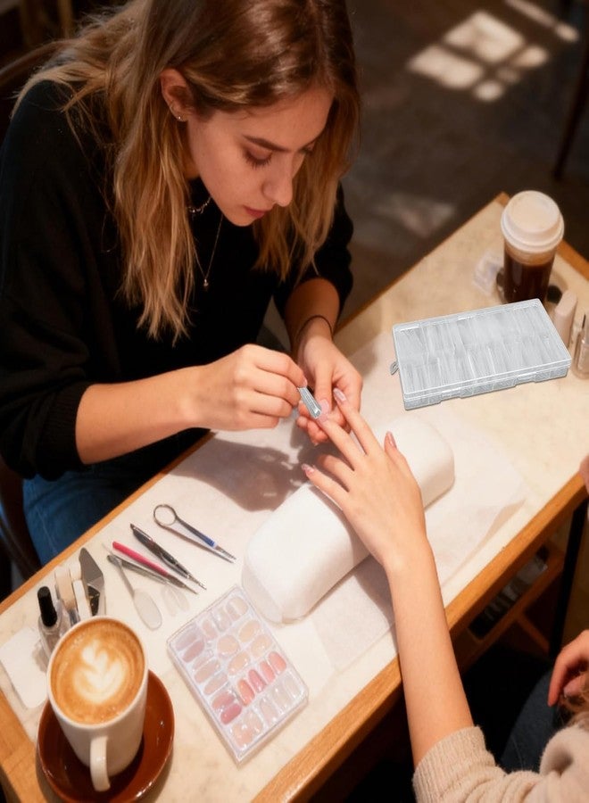 نيل ويند مجموعة NAILWIND المكونة من 180 قطعة من قوالب الأظافر المزدوجة، مجموعة تمديد الأظافر للمبتدئين والمحترفين، 15 مقاسًا / 12 قطعة قالب مزدوج للبولي جل وجل البناء، أدوات فن الأظافر للاستخدام المنزلي وفي الصالونات (4 - F23-F50X) - Image 3