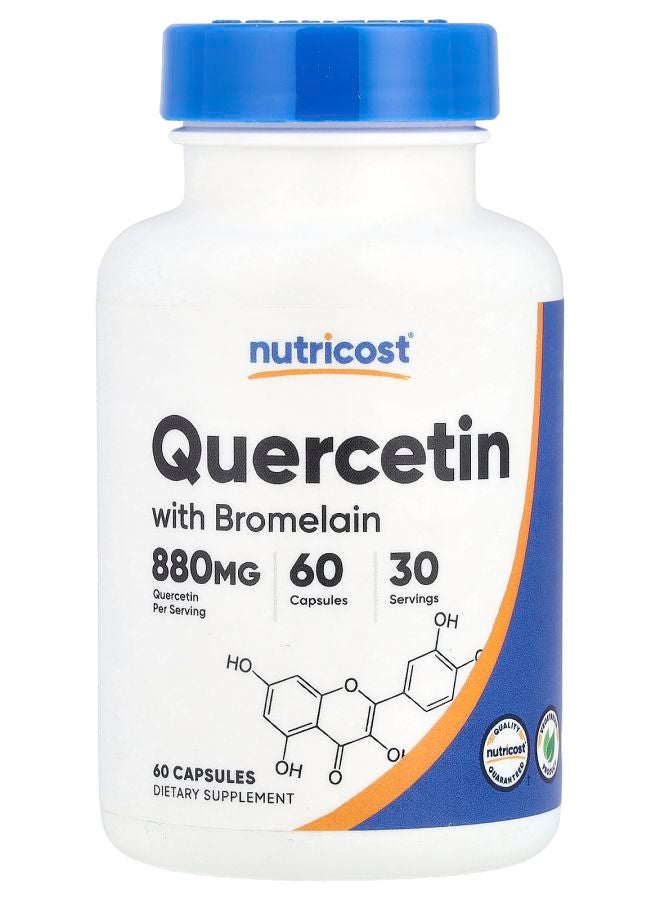 Quercetin with Bromelain 60 Capsules
