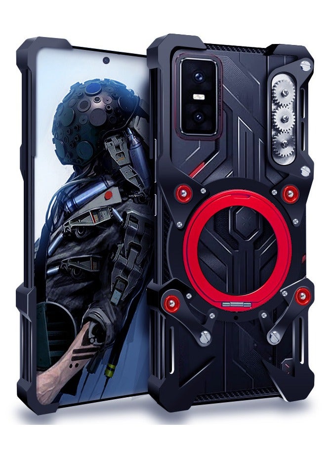 عام غطاء إنفينيكس جي تي 30 برو - تصميم إطار ألومنيوم متميز بلا حواف مع حامل دوار 360° وتصميم تروس ميكانيكية مفرغة