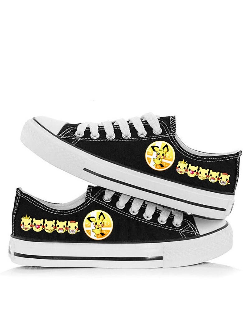 Unisex Top Canvas Shoes – Stylish Couple Sneakers for Casual  Cosplay - Image 1