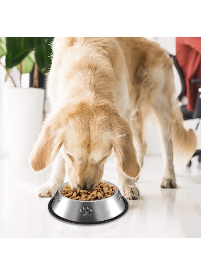 Stylish Stainless Steel Dog Bowls - Rust-Resistant, Easy to Clean, and Perfect for Hygienic Feeding of Your Canine Companion - Image 4