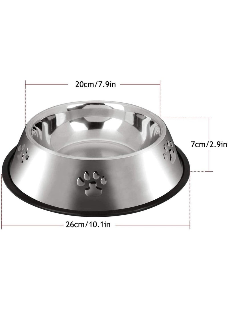 Stylish Stainless Steel Dog Bowls - Rust-Resistant, Easy to Clean, and Perfect for Hygienic Feeding of Your Canine Companion - Image 5