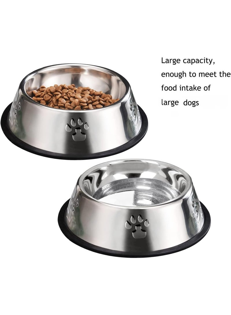 Stylish Stainless Steel Dog Bowls - Rust-Resistant, Easy to Clean, and Perfect for Hygienic Feeding of Your Canine Companion - Image 3